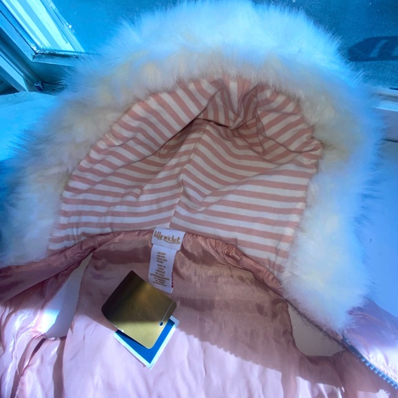 Toddler girl hoodie jacket vest - Picture 4 of 5